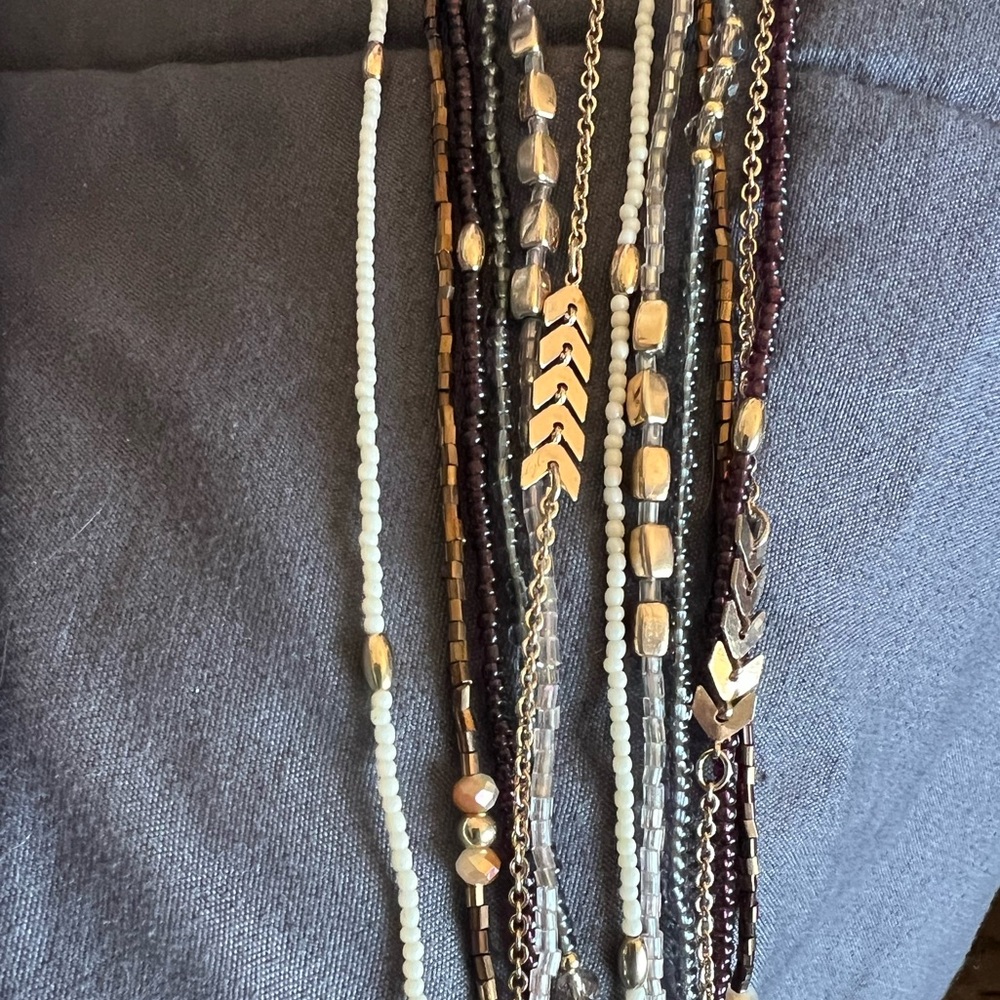 Premier design multiple chain necklace